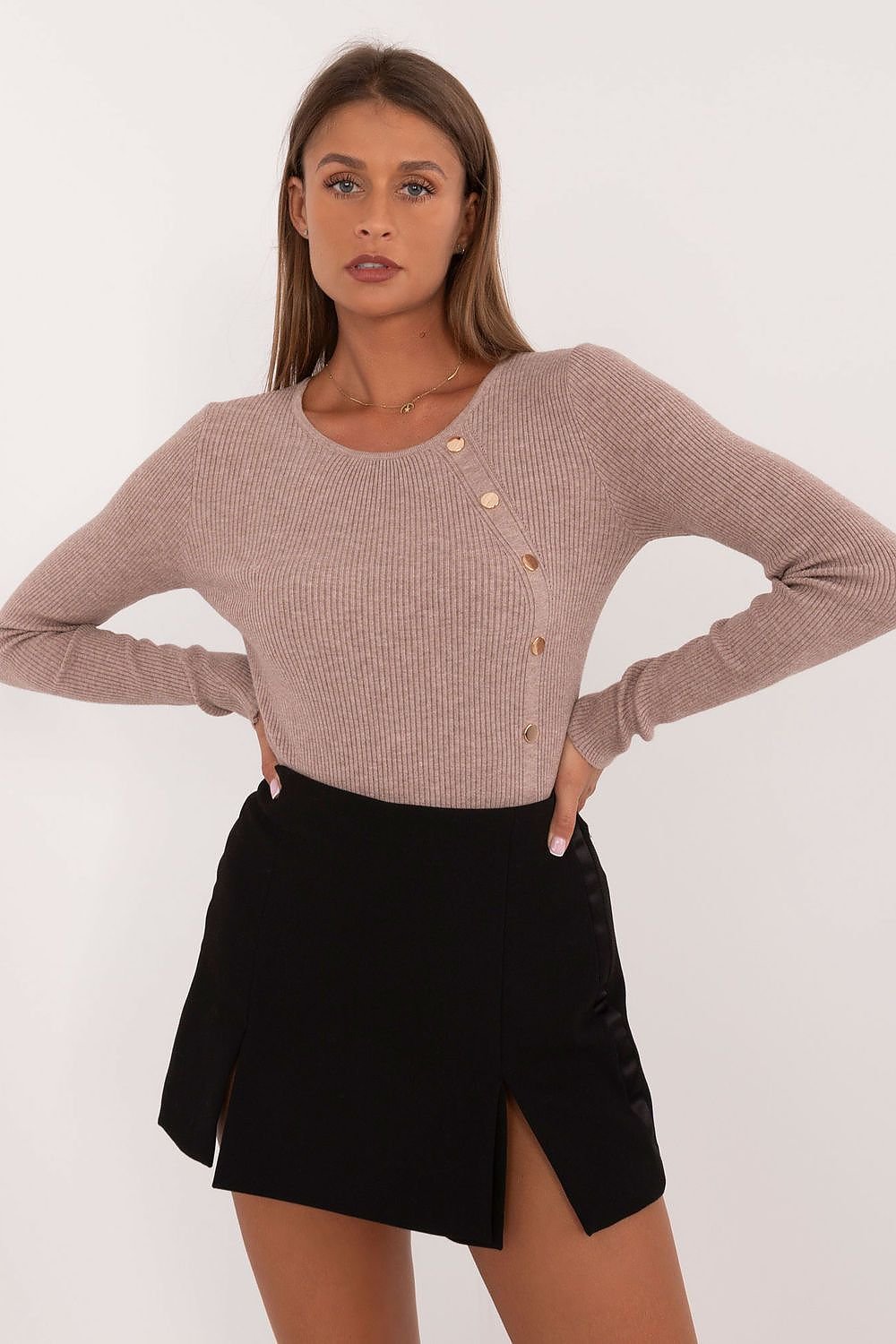 Stylish Ease Long-Sleeve Sweater