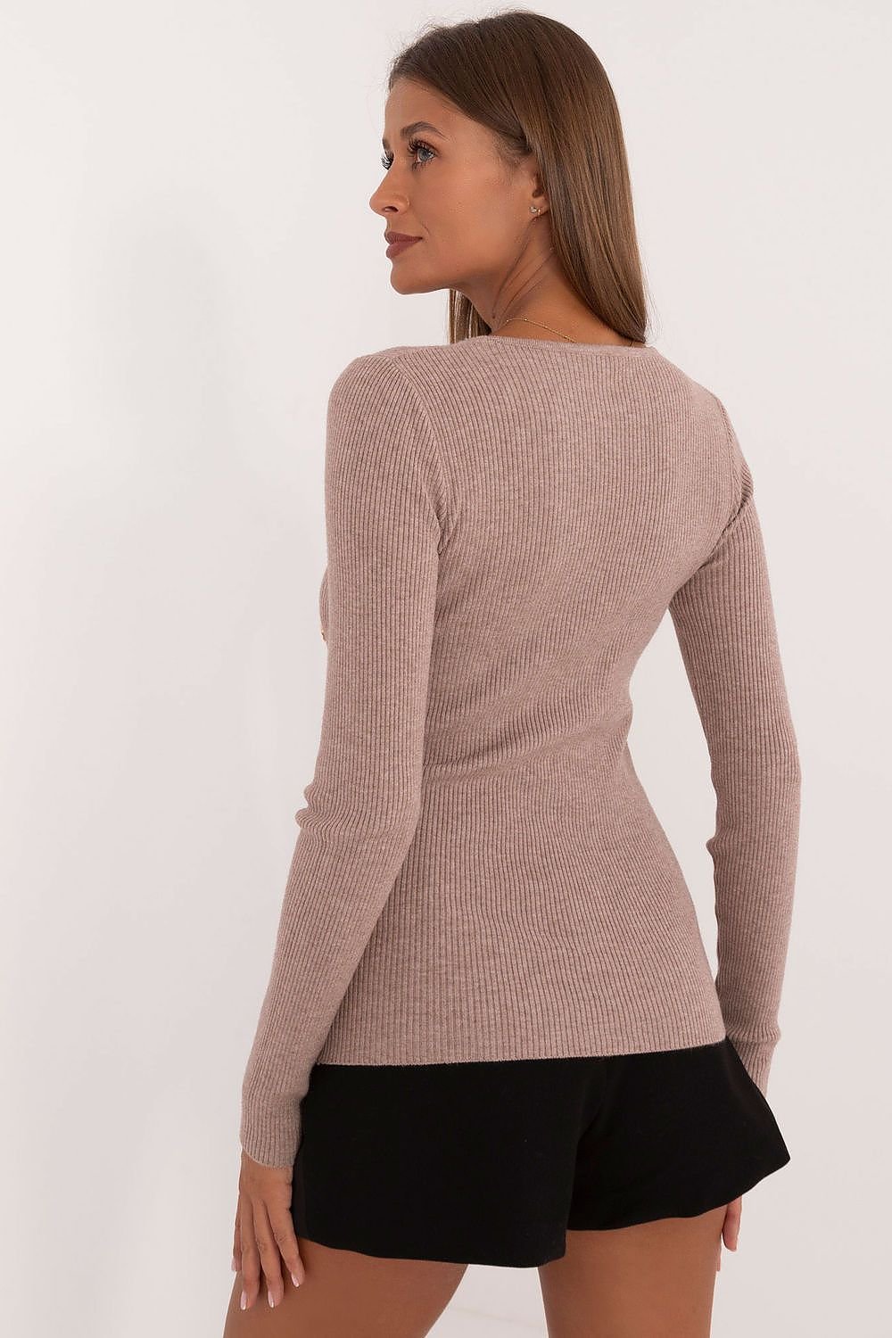 Stylish Ease Long-Sleeve Sweater