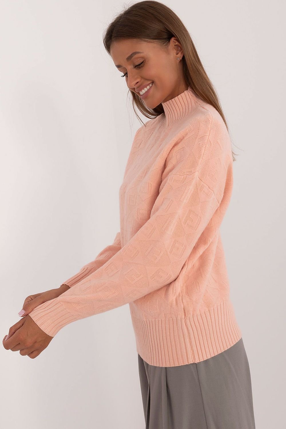 Textured Warmth Casual Jumper