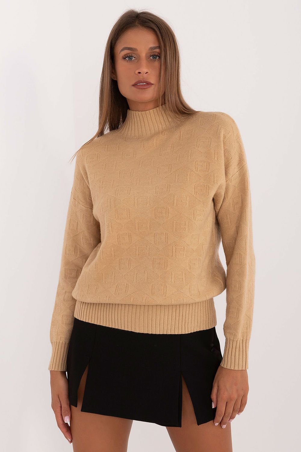 Textured Warmth Casual Jumper