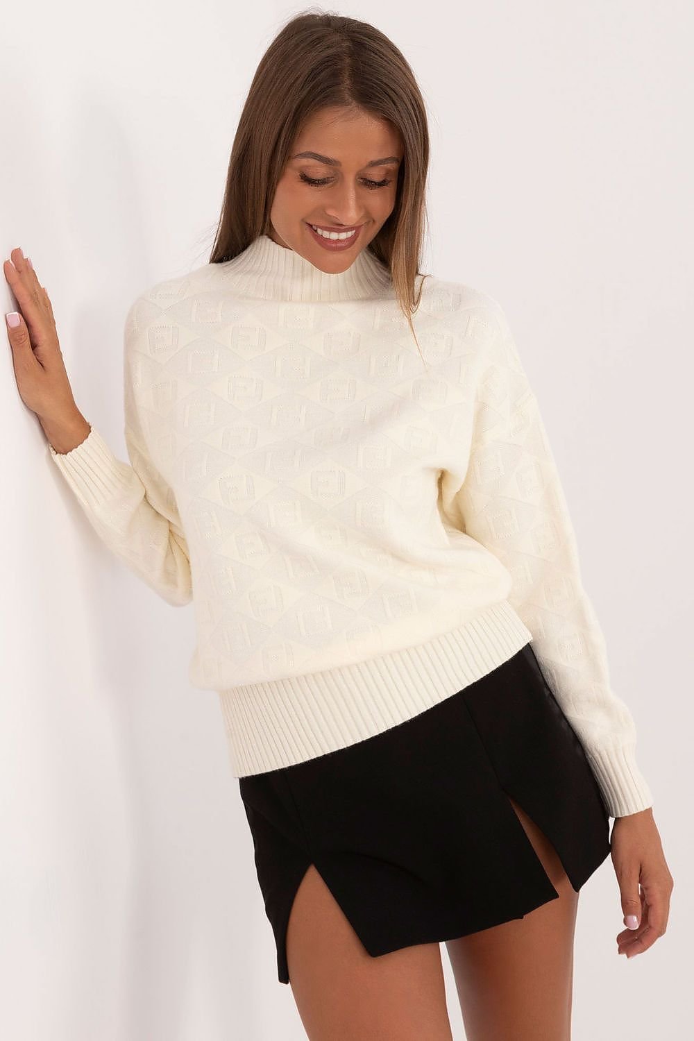 Textured Warmth Casual Jumper