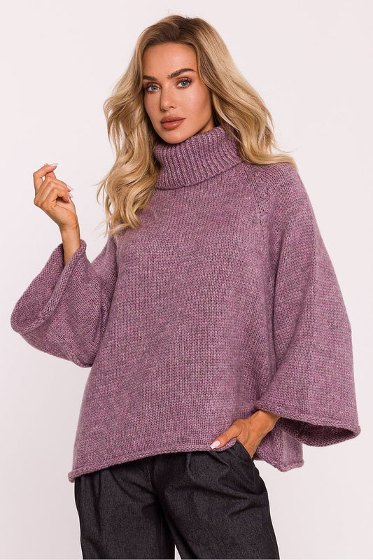 Warmth & Whimsy 7/8 Sleeve Turtleneck Sweater