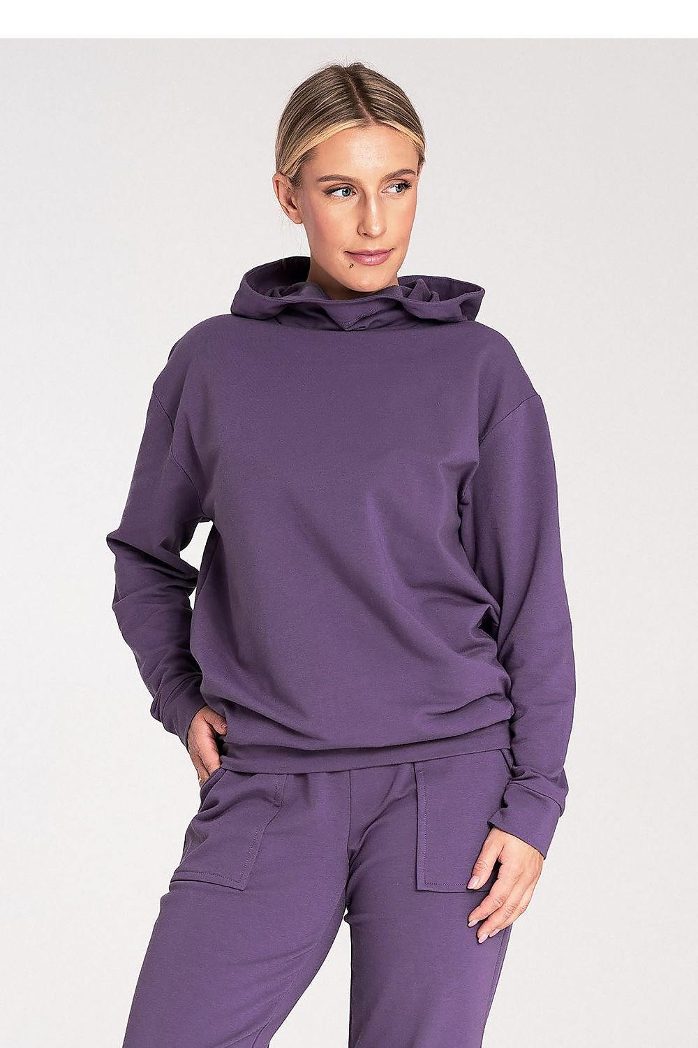 Cozy Vibes Ribbed Cuff Sweatshirt Hoodie