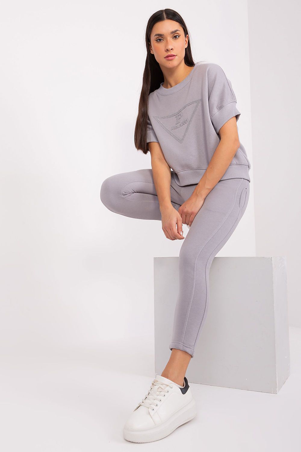 Casual Comfort Sweatshirt & Pants Duo