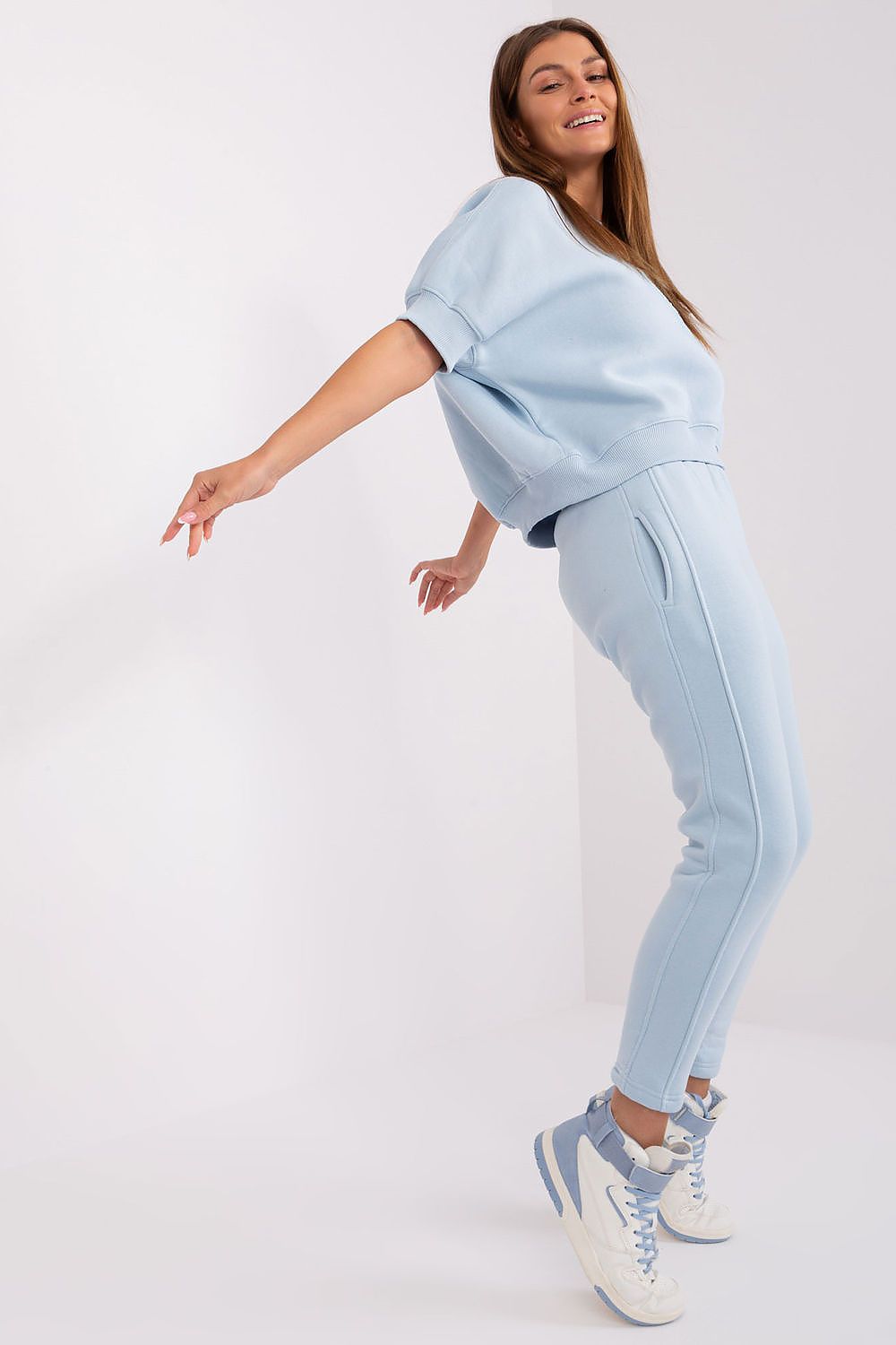 Casual Comfort Sweatshirt & Pants Duo