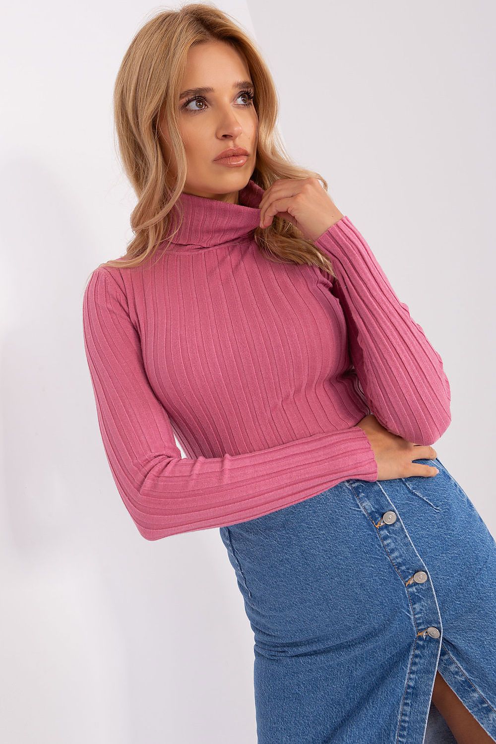 Classic Comfort Ribbed Turtleneck