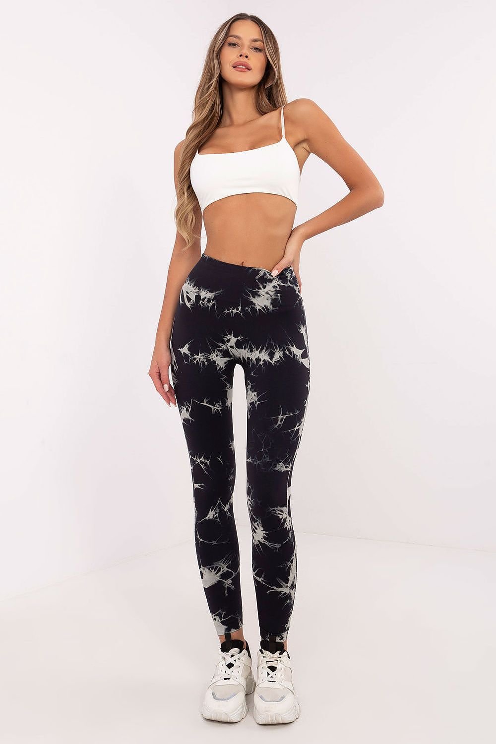 Power Flow Printed Activewear Long Leggings