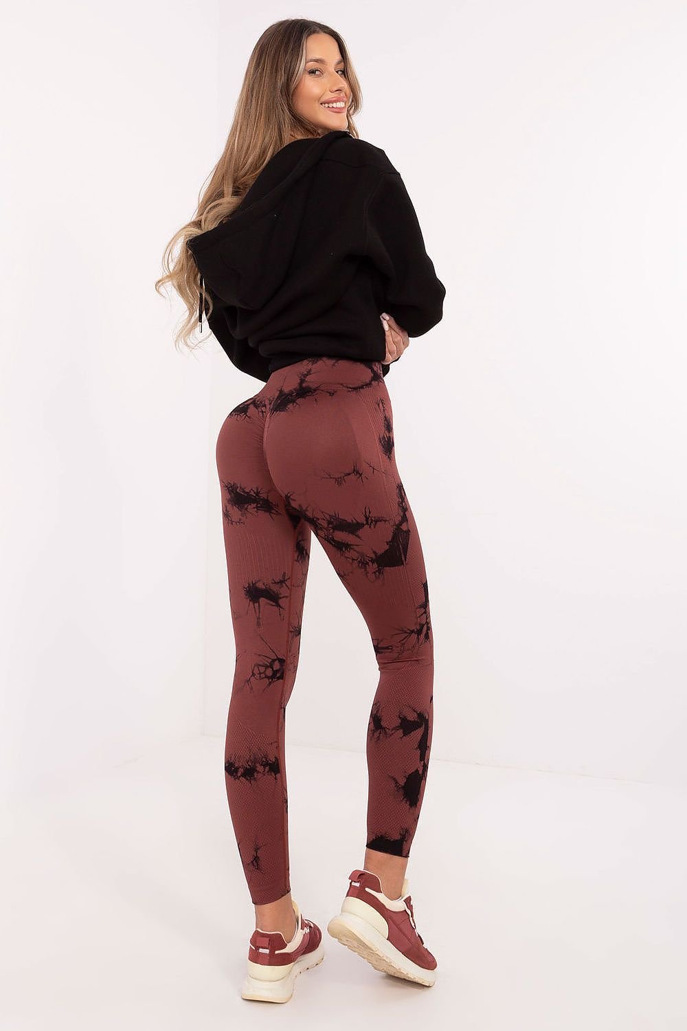 Power Flow Printed Activewear Long Leggings