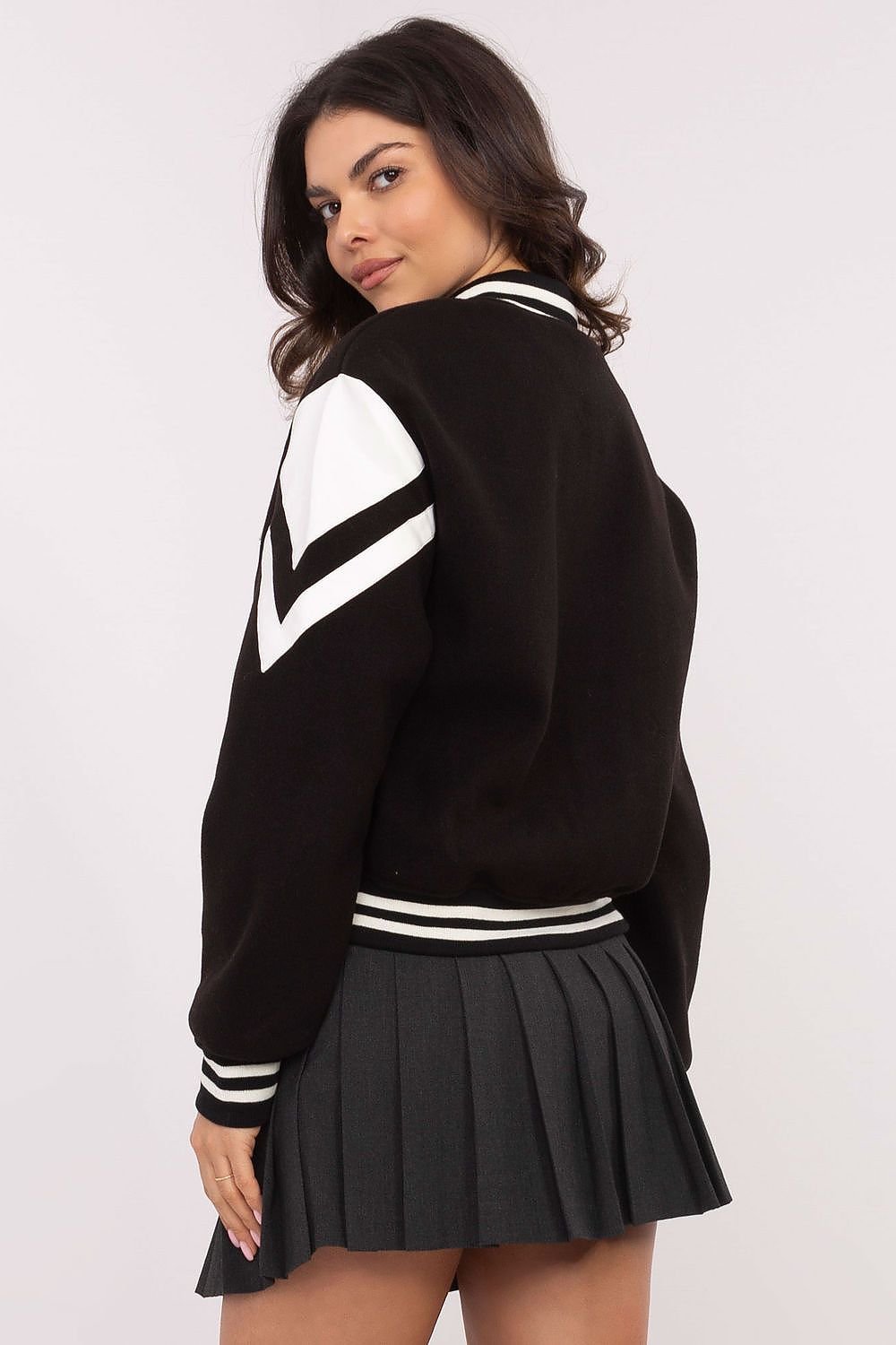 Sporty Edge Long Sleeve Bomber Jacket