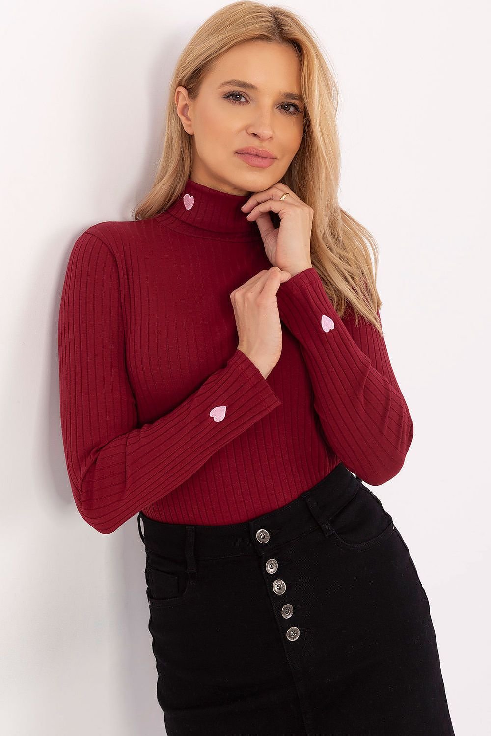 Luxe Love Ribbed Turtleneck Knit