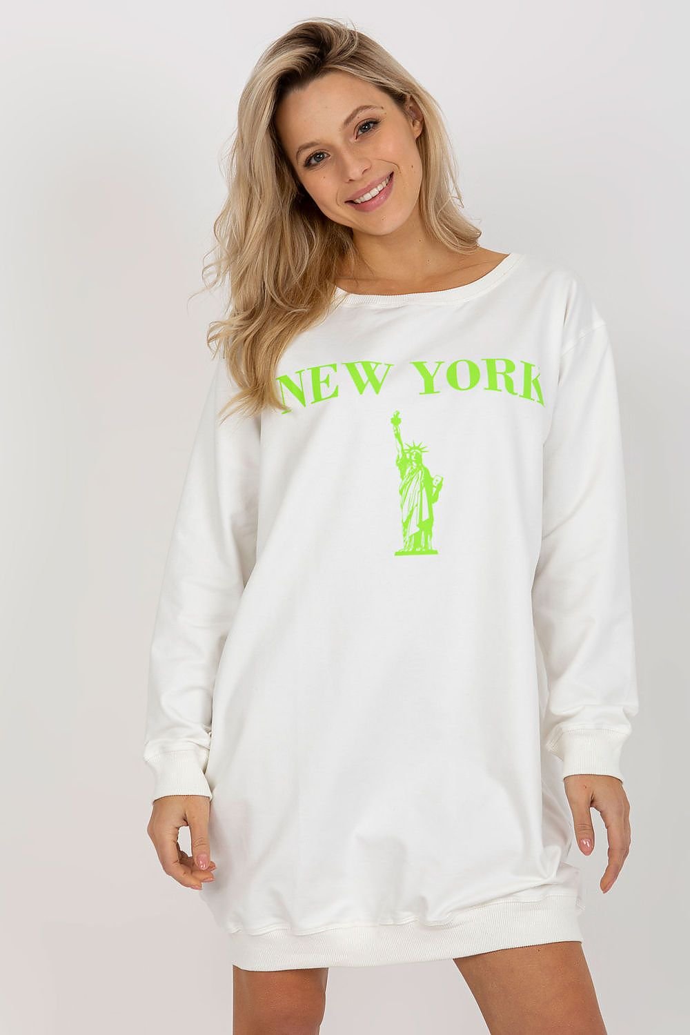 Relaxed Style Longline Sweatshirt