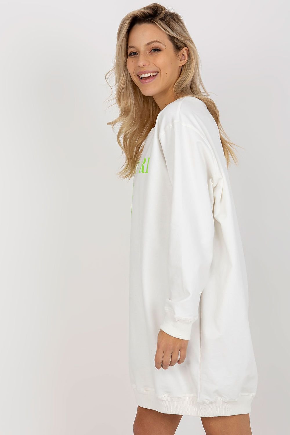 Relaxed Style Longline Sweatshirt