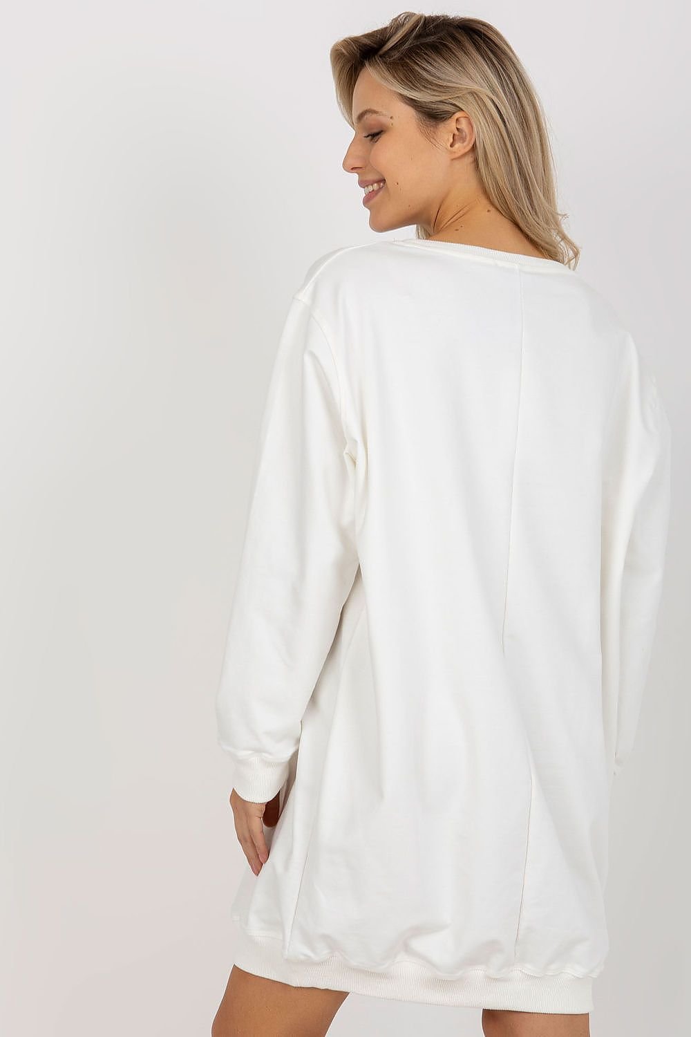 Relaxed Style Longline Sweatshirt