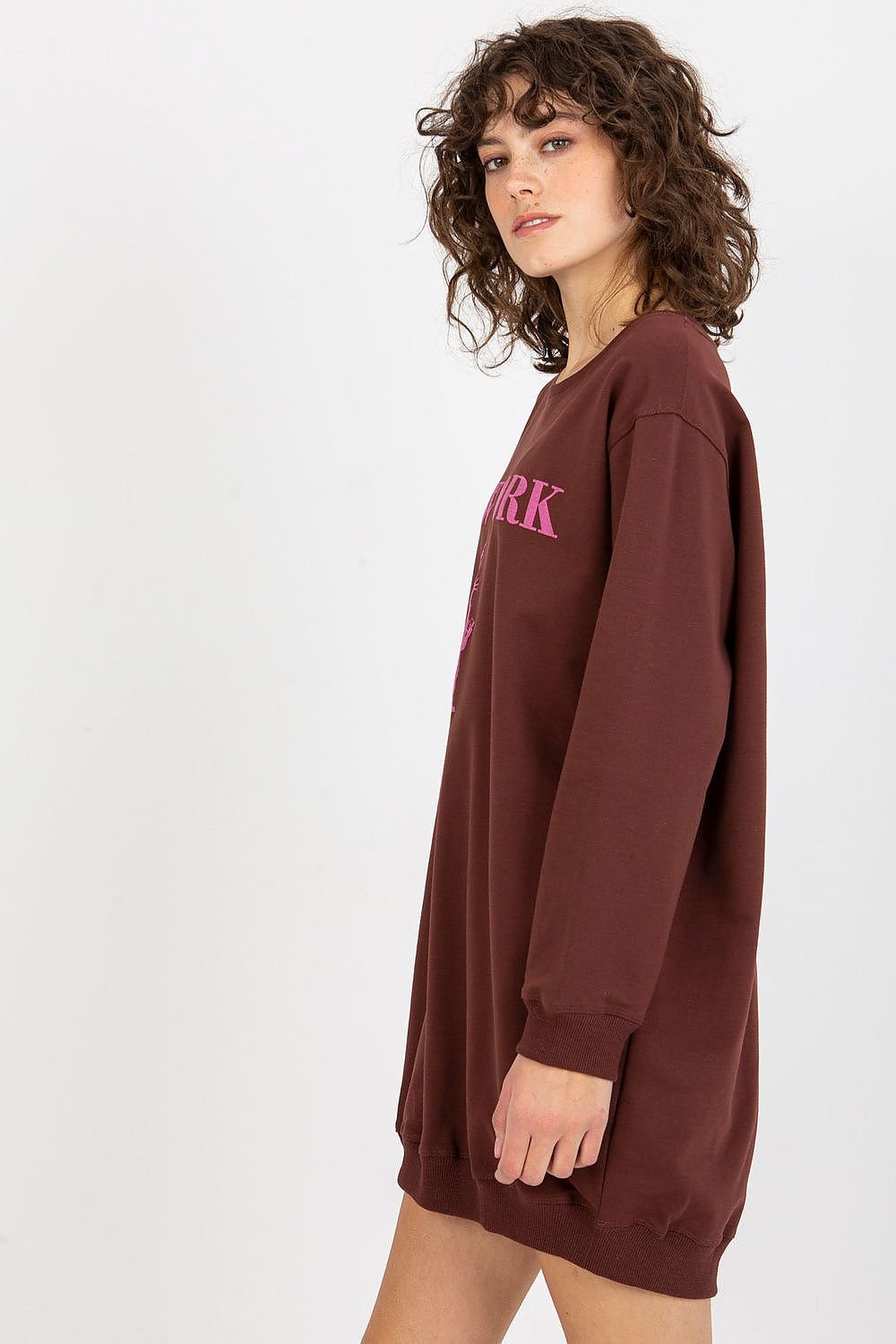 Relaxed Style Longline Sweatshirt