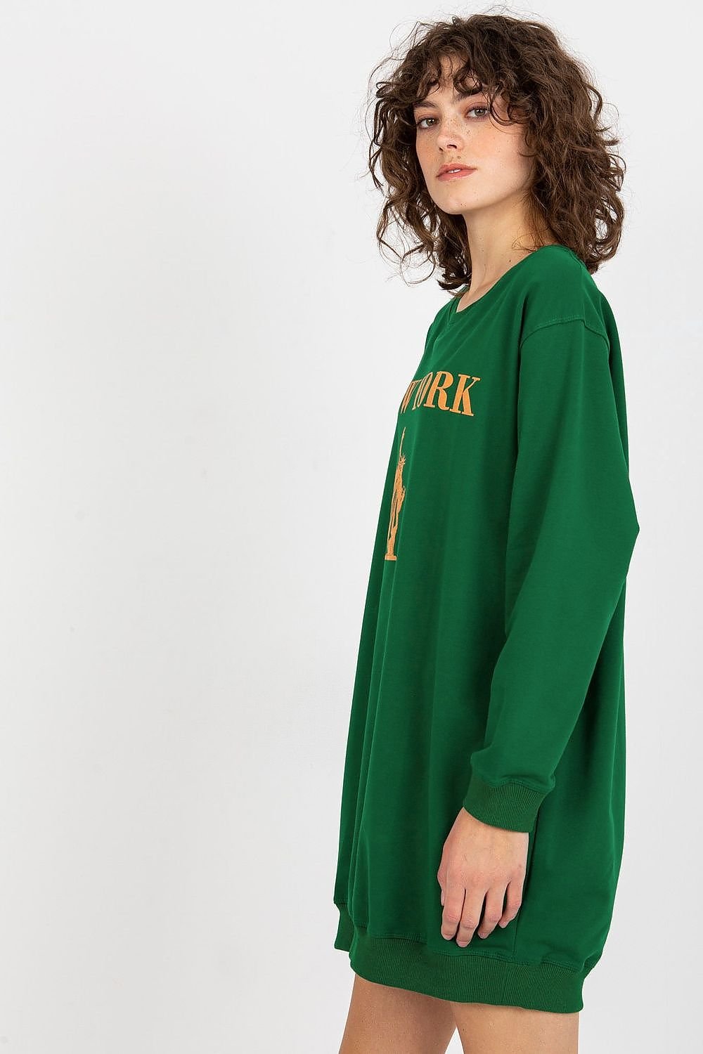 Relaxed Style Longline Sweatshirt