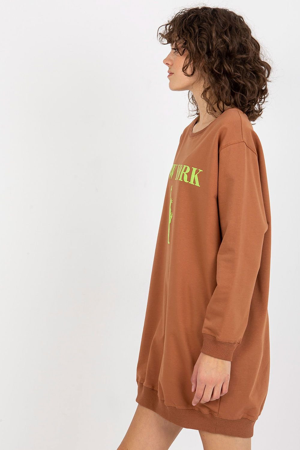 Relaxed Style Longline Sweatshirt