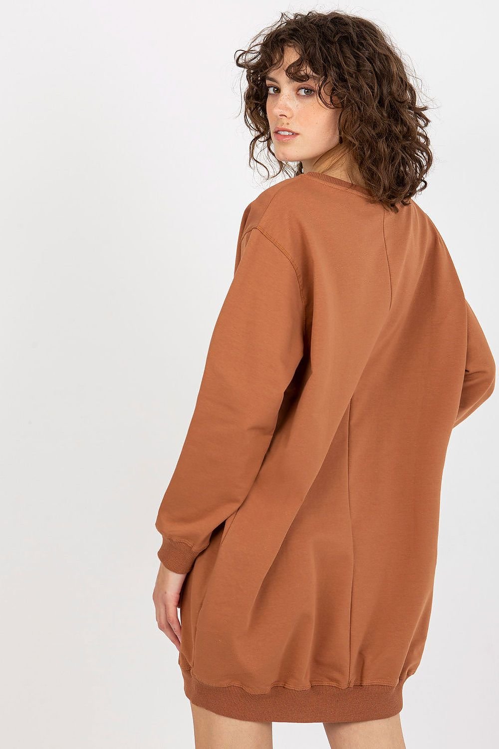 Relaxed Style Longline Sweatshirt