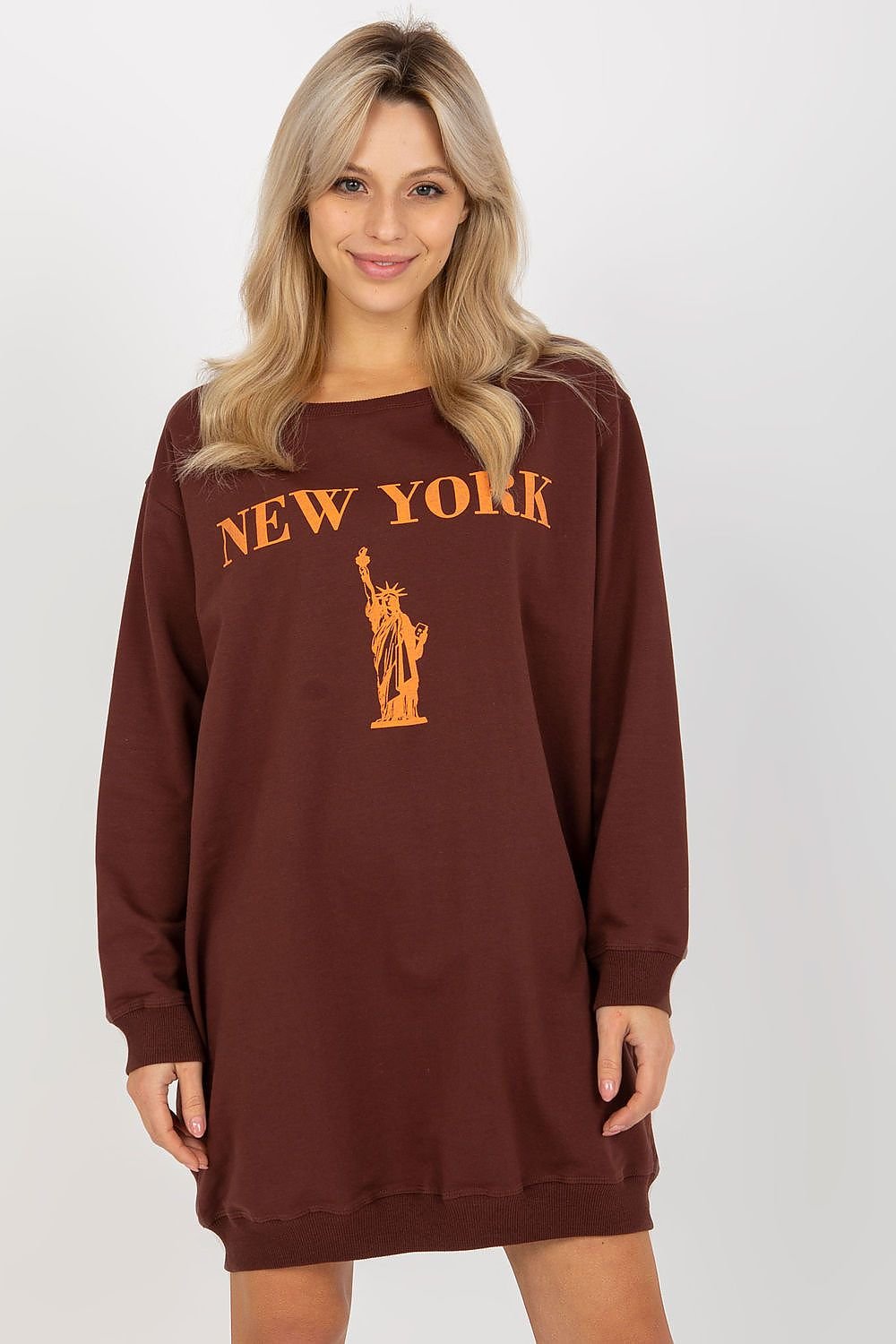 Relaxed Style Longline Sweatshirt