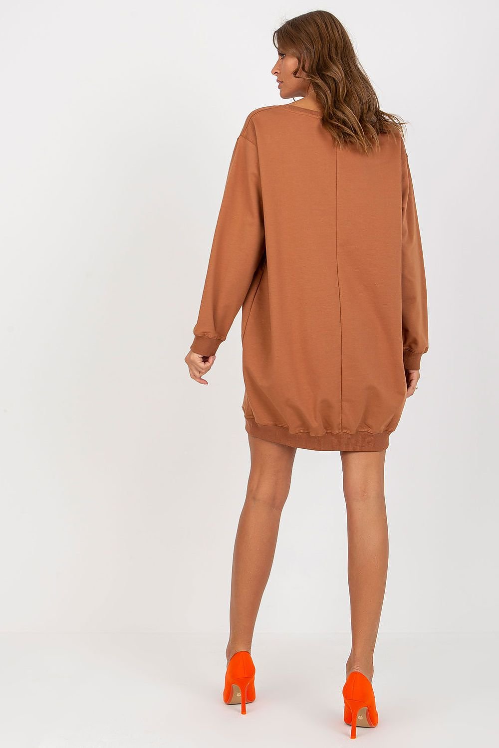 Relaxed Style Longline Sweatshirt