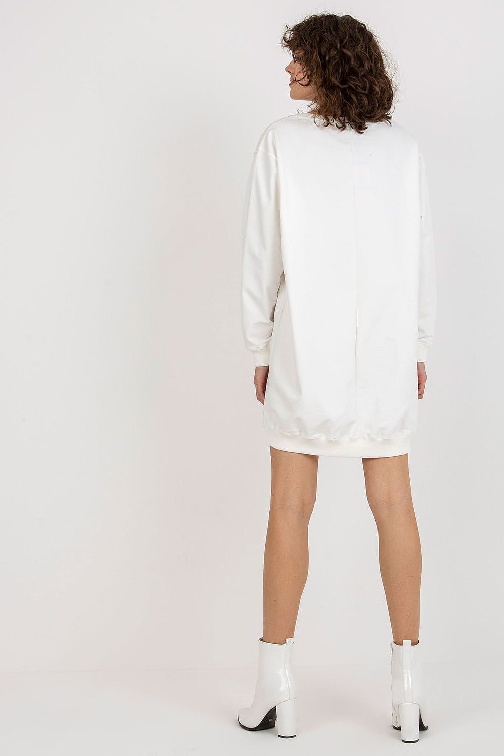 Relaxed Style Longline Sweatshirt