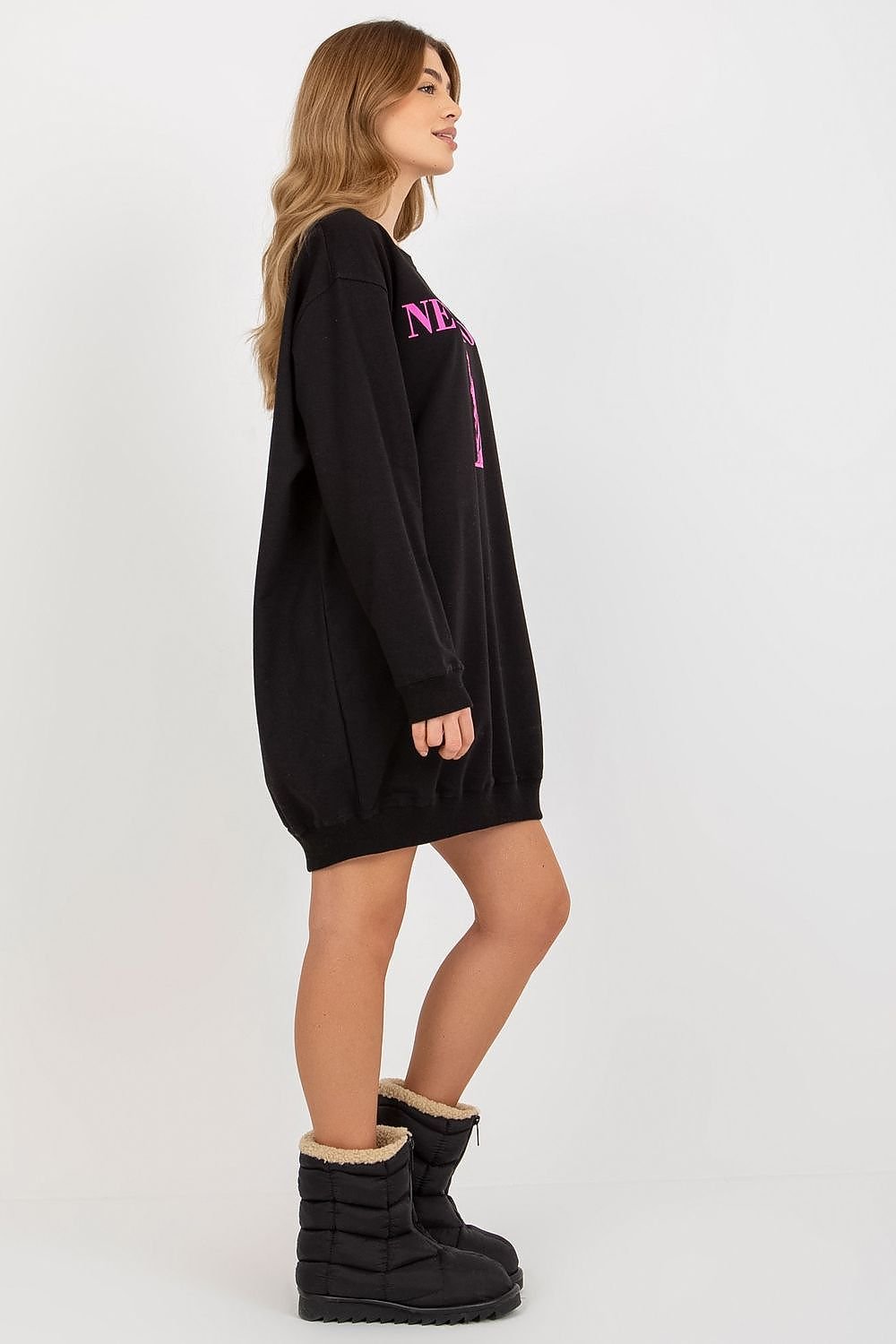 Relaxed Style Longline Sweatshirt