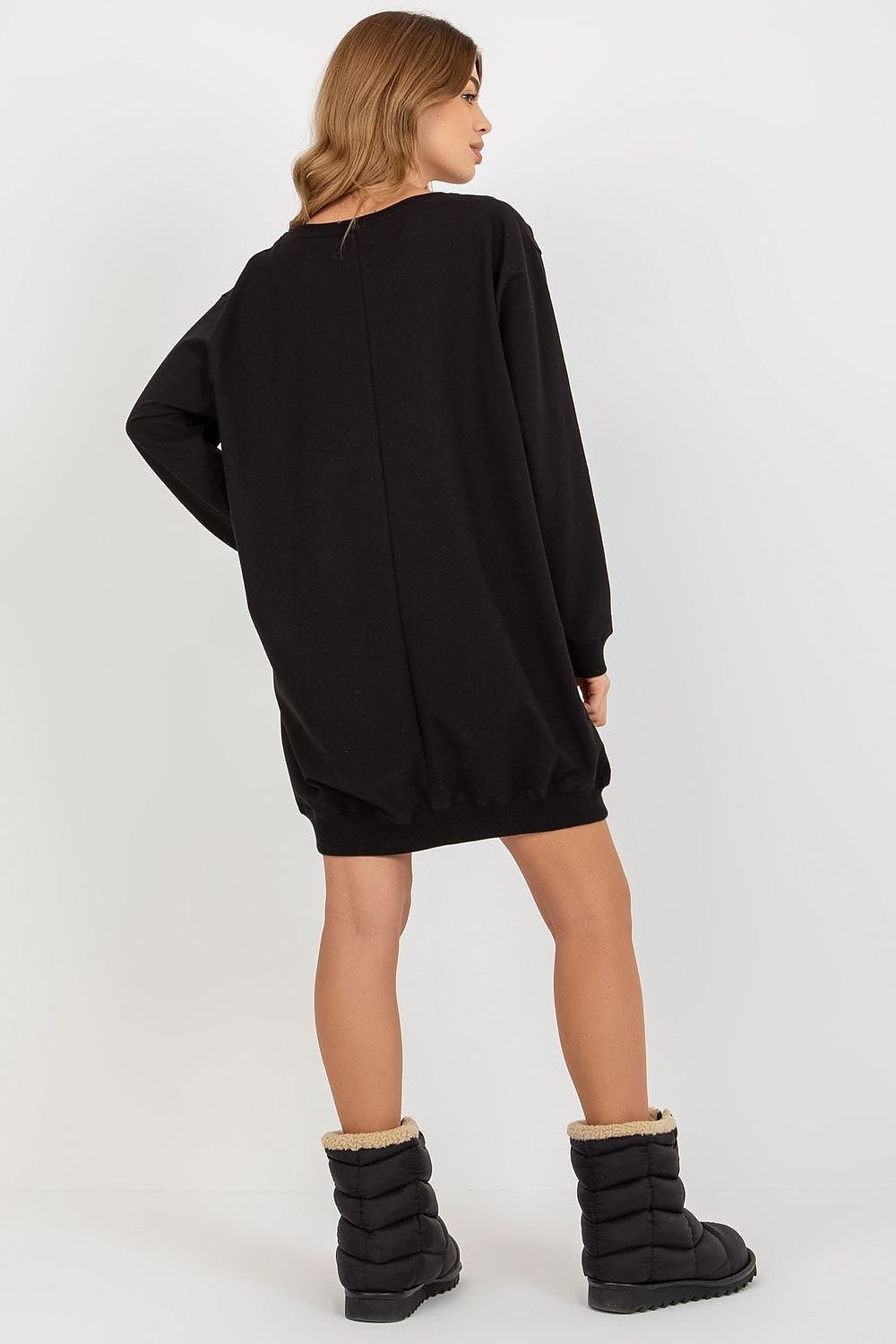 Relaxed Style Longline Sweatshirt