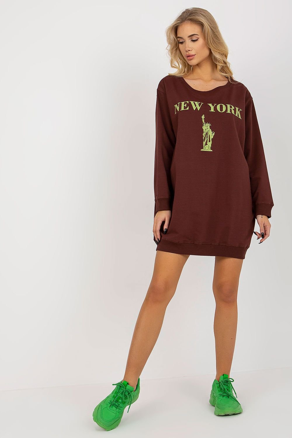 Relaxed Style Longline Sweatshirt