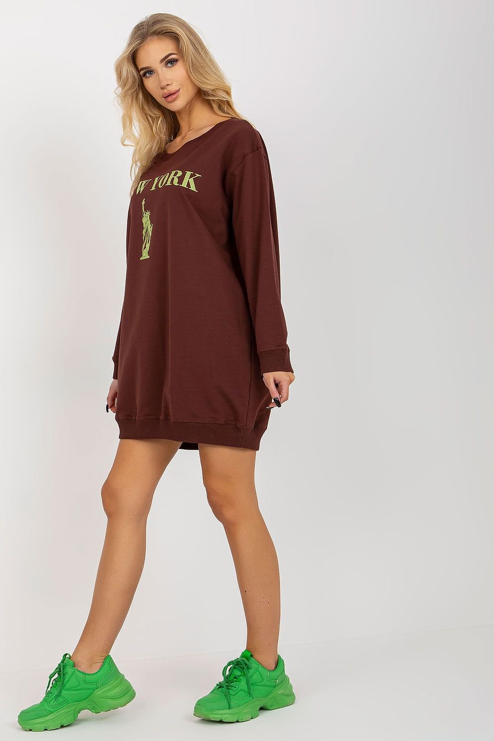 Relaxed Style Longline Sweatshirt