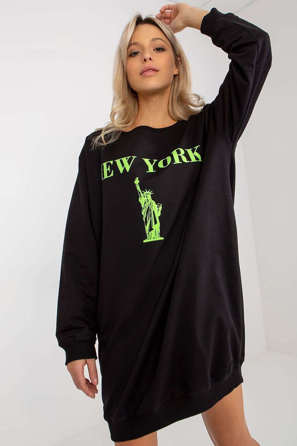 Relaxed Style Longline Sweatshirt