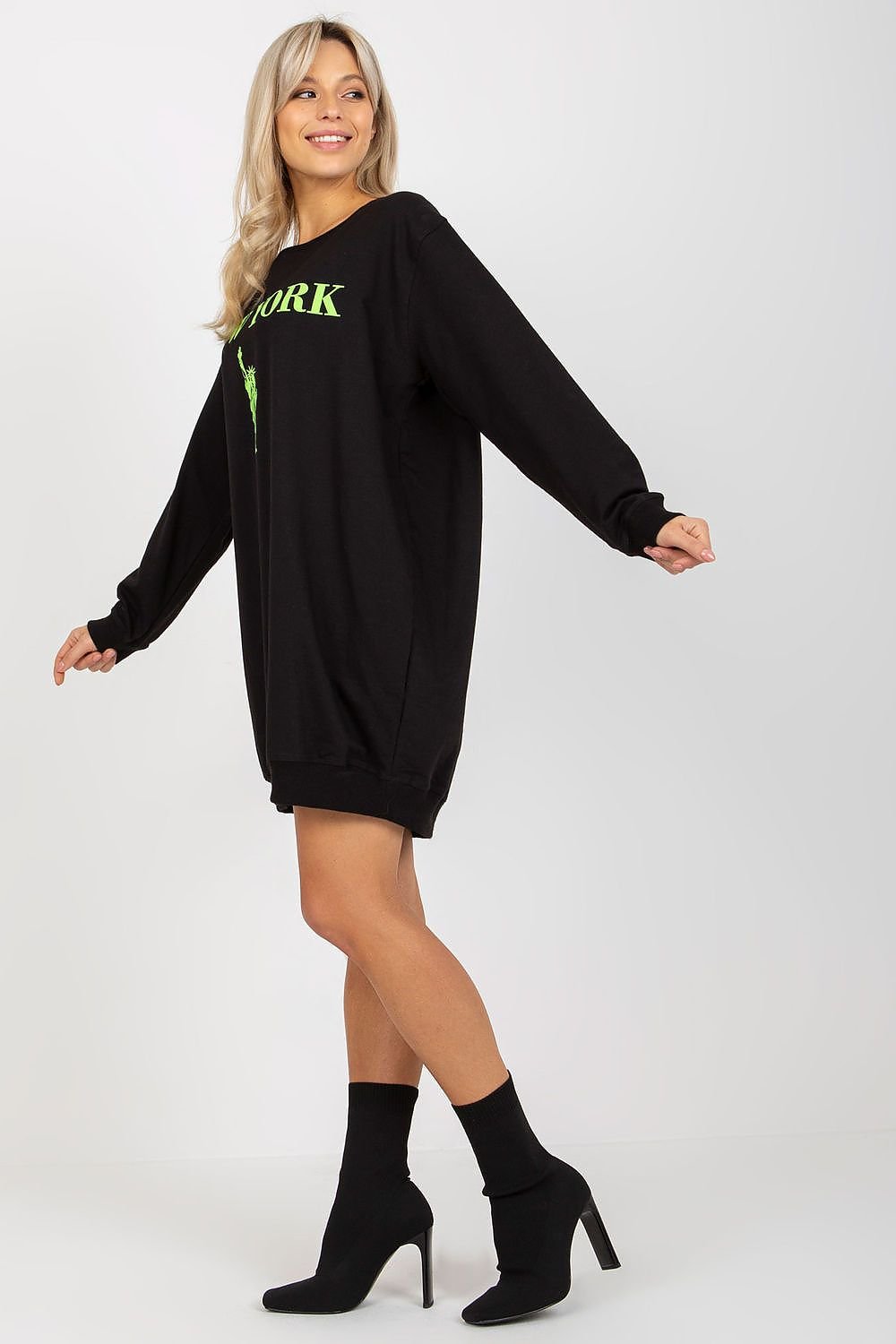 Relaxed Style Longline Sweatshirt