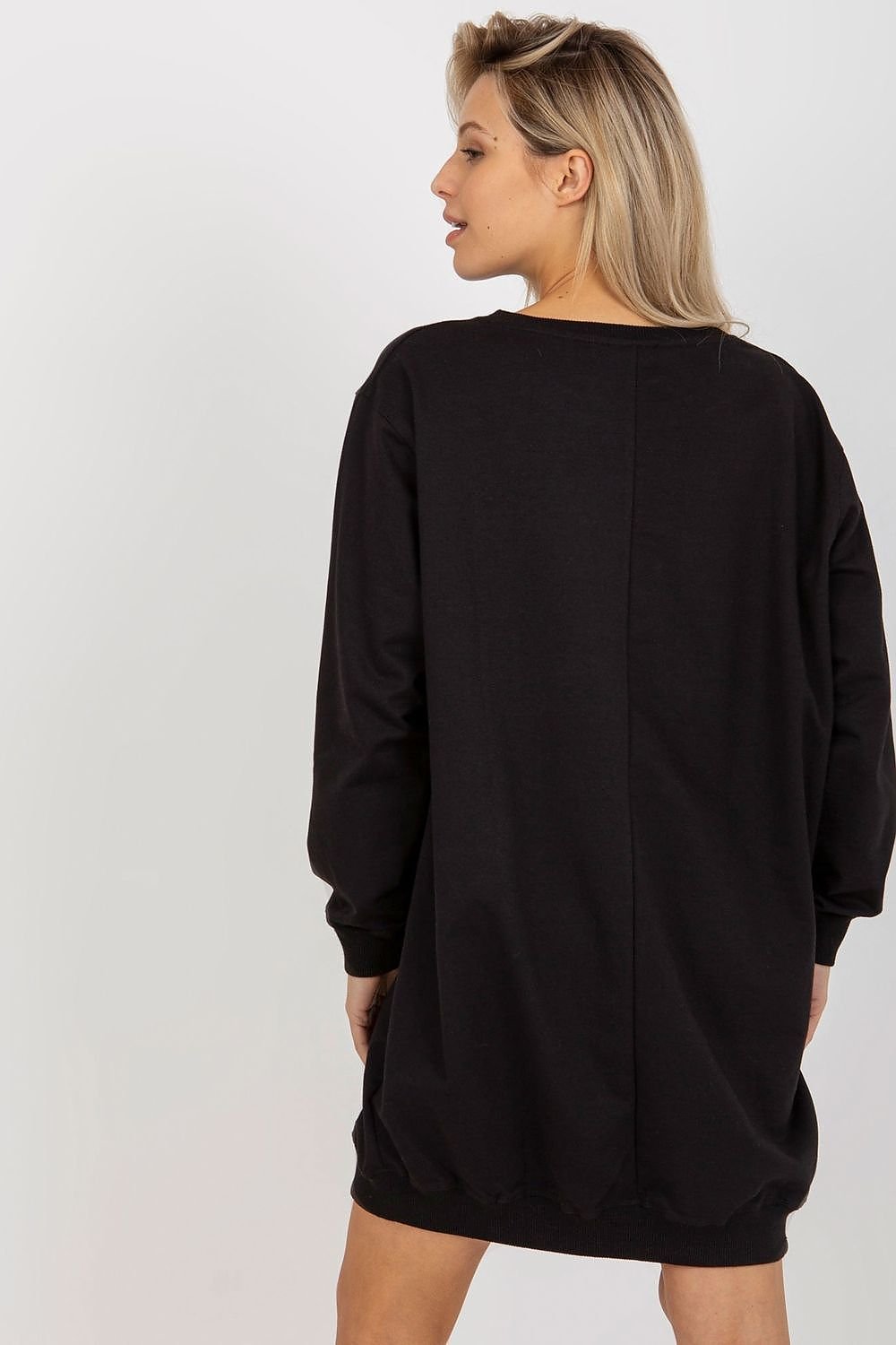 Relaxed Style Longline Sweatshirt