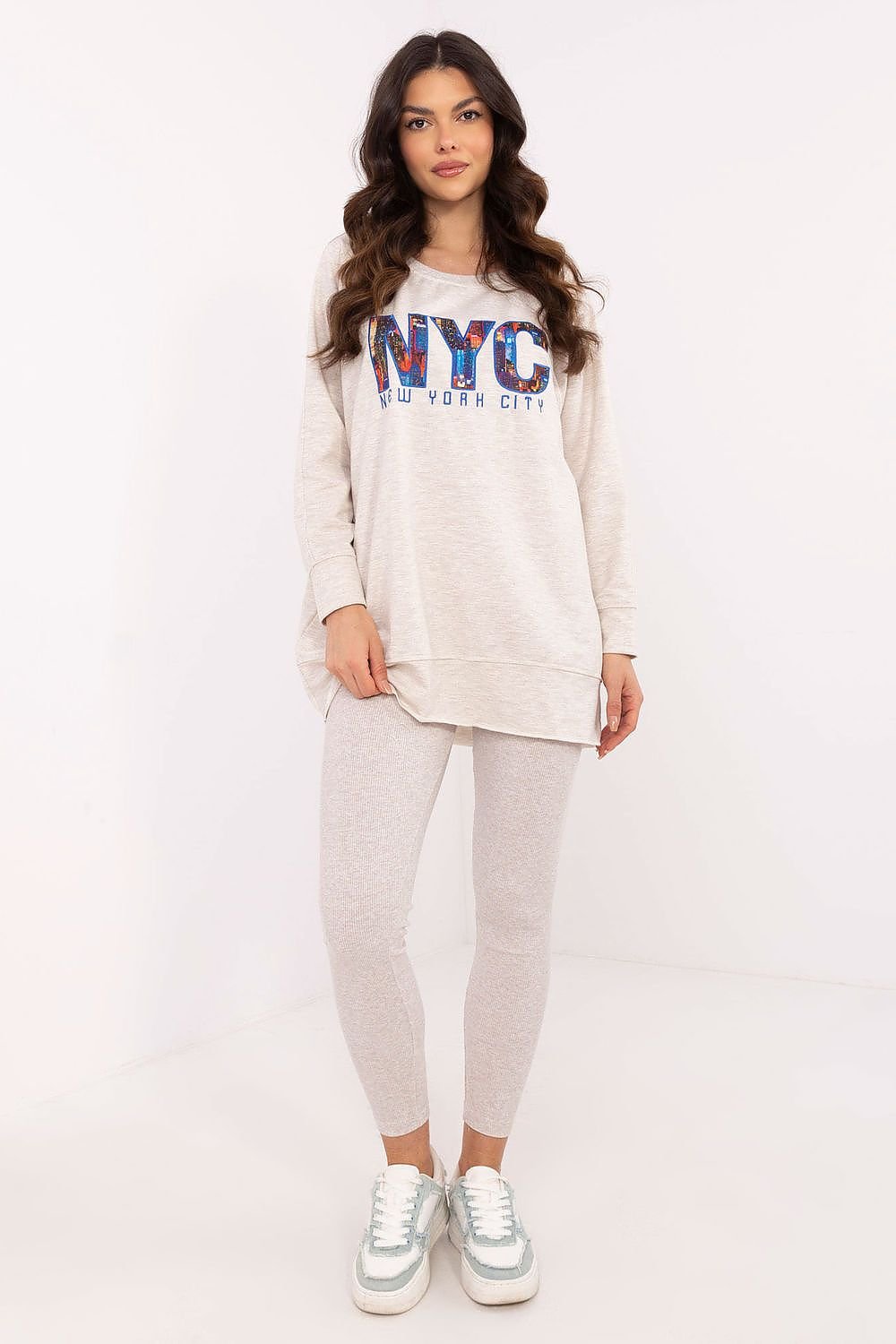 Seamless Comfy Luxe Graphic Hoodie Set