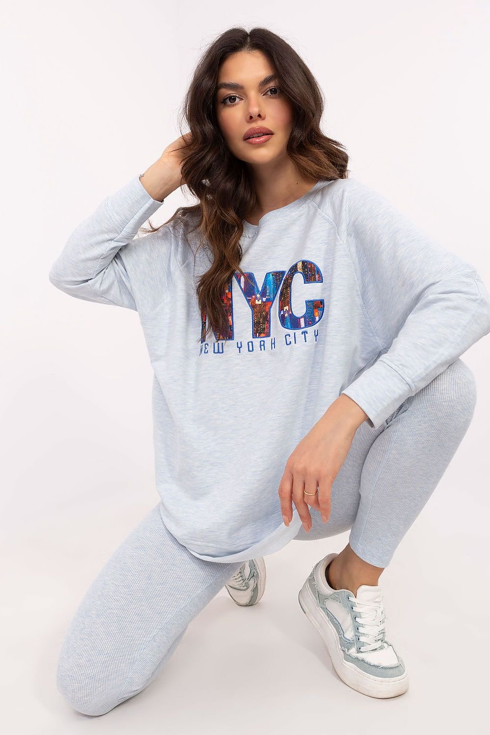 Seamless Comfy Luxe Graphic Hoodie Set