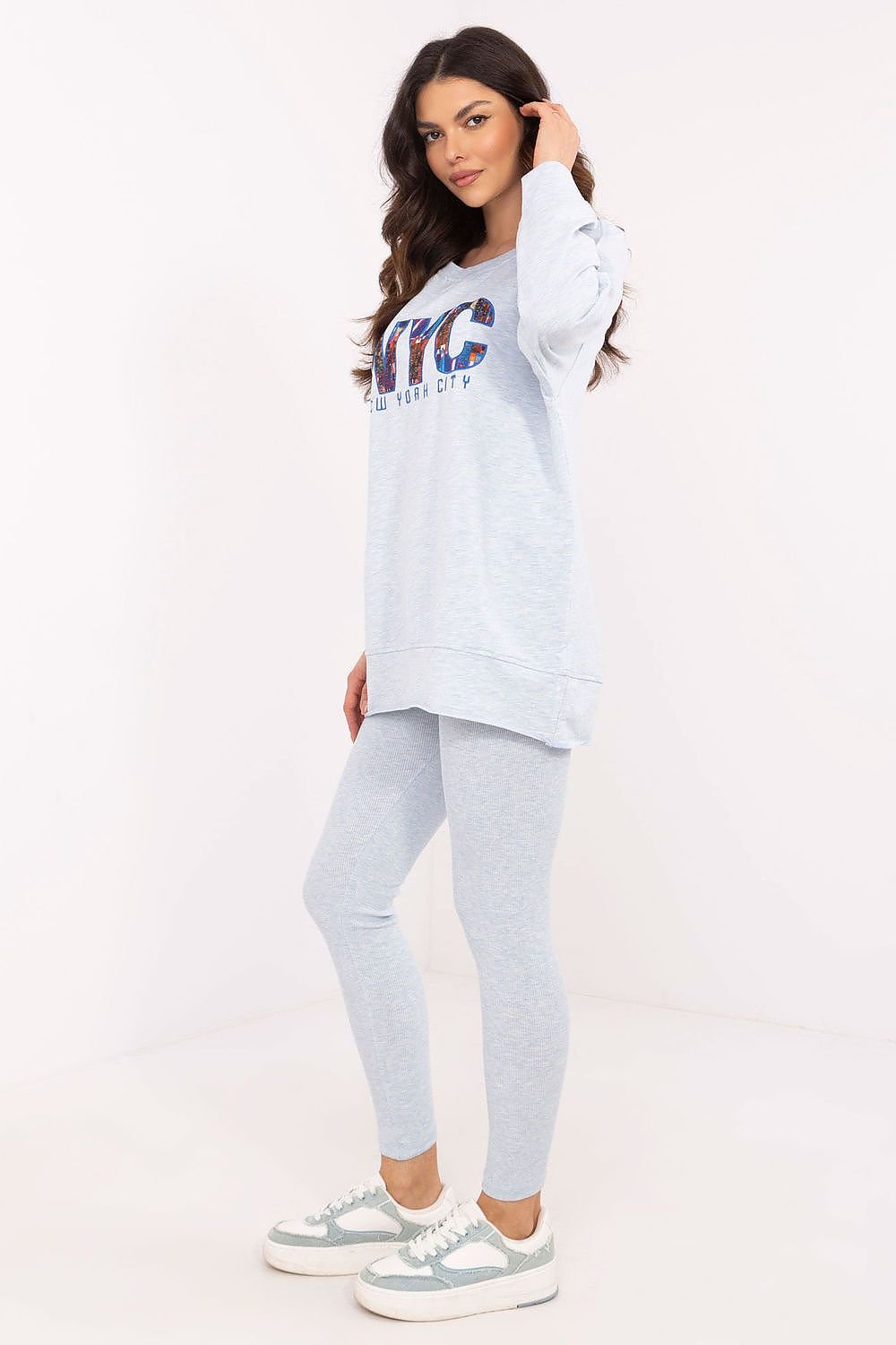 Seamless Comfy Luxe Graphic Hoodie Set