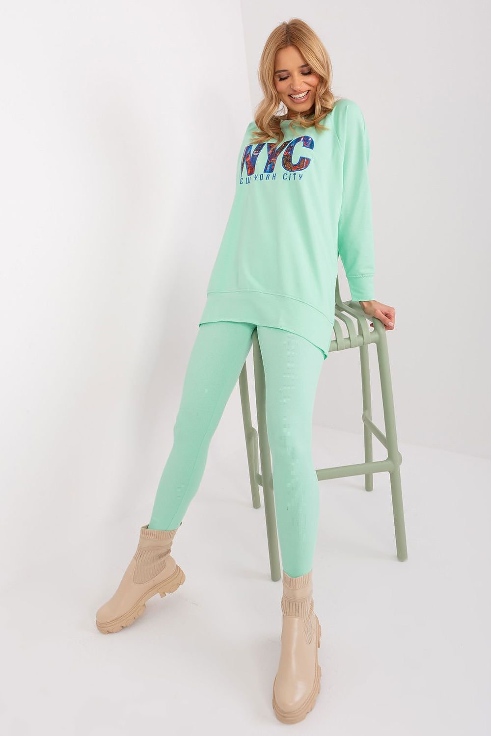 Seamless Comfy Luxe Graphic Hoodie Set