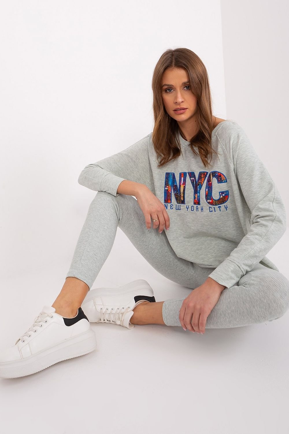 Seamless Comfy Luxe Graphic Hoodie Set