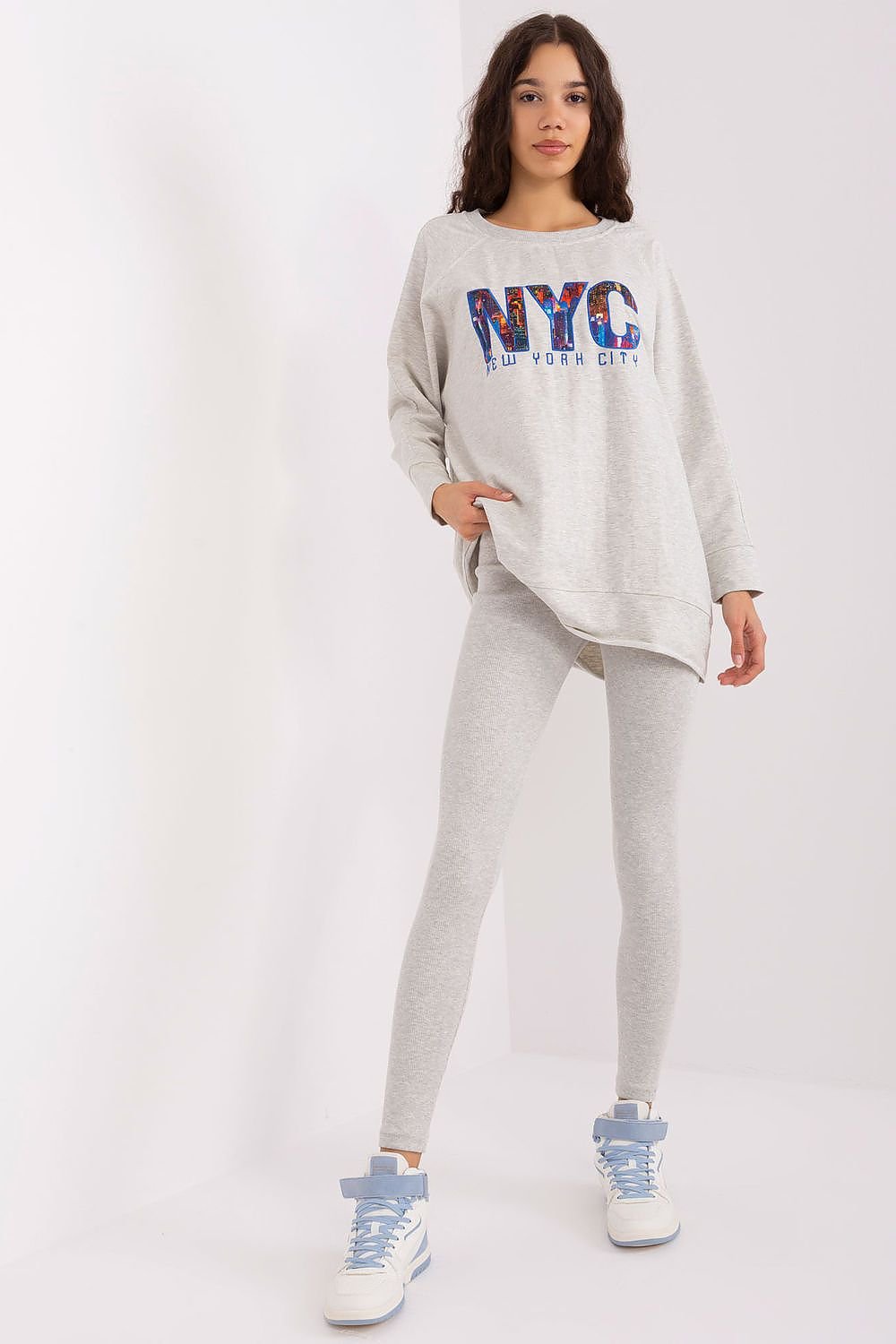 Seamless Comfy Luxe Graphic Hoodie Set