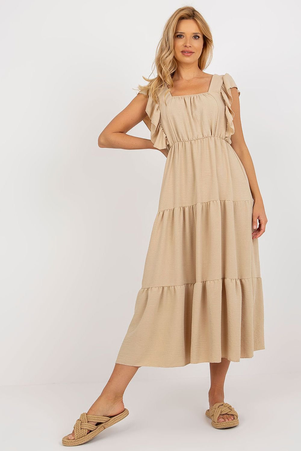 Sunny Daydream Square Neck Dress