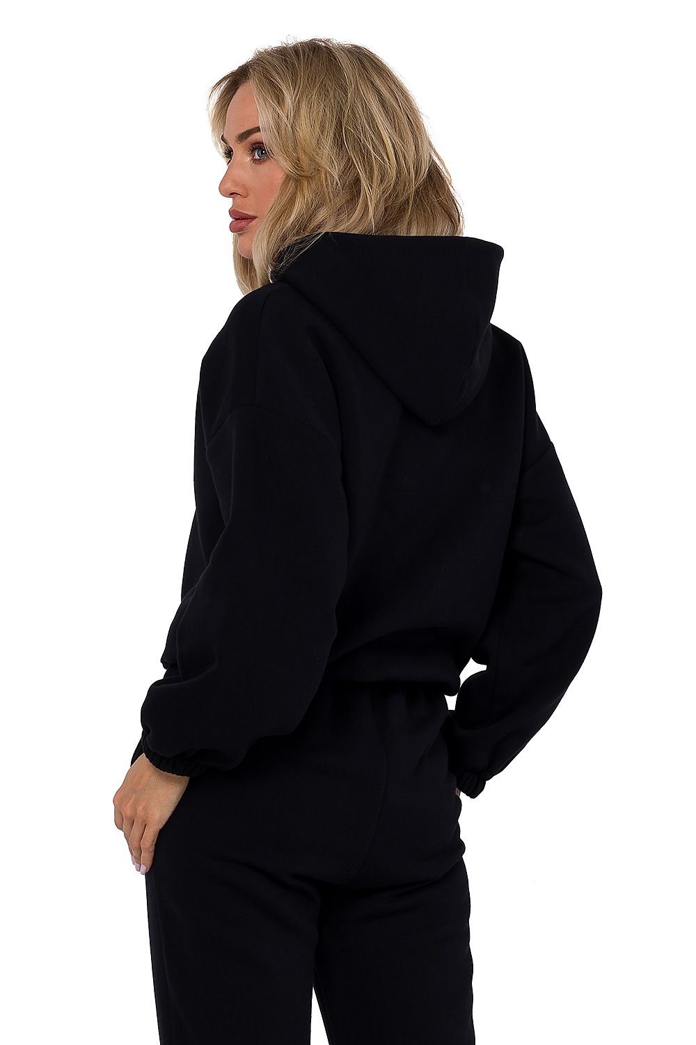 Stitch & Style Draped Hoodie