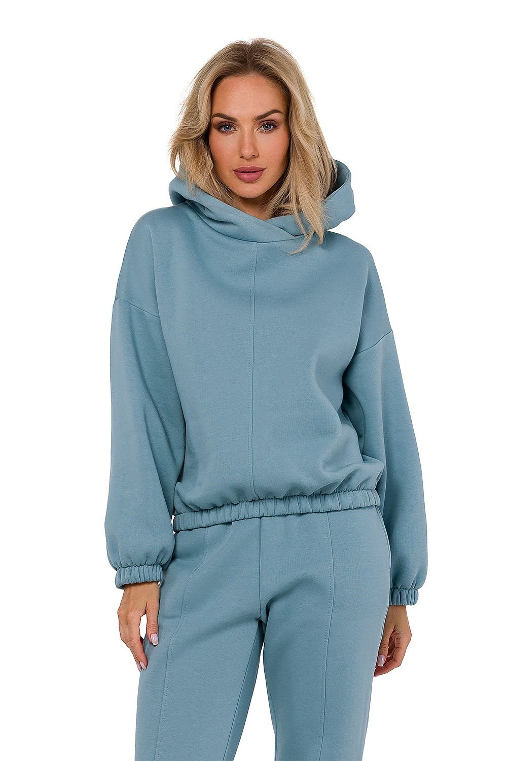 Stitch & Style Draped Hoodie