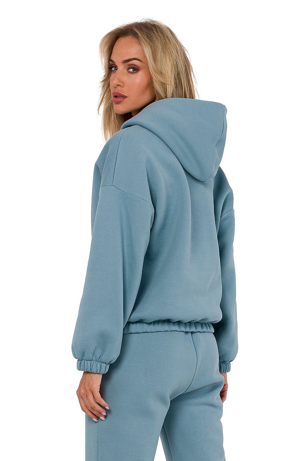 Stitch & Style Draped Hoodie