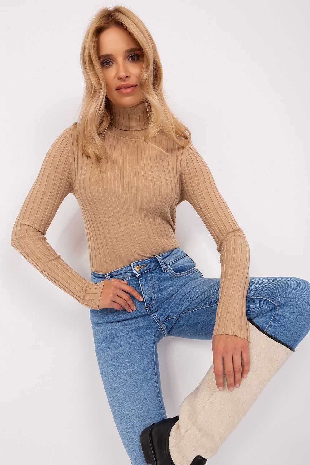 Classic Comfort Ribbed Turtleneck