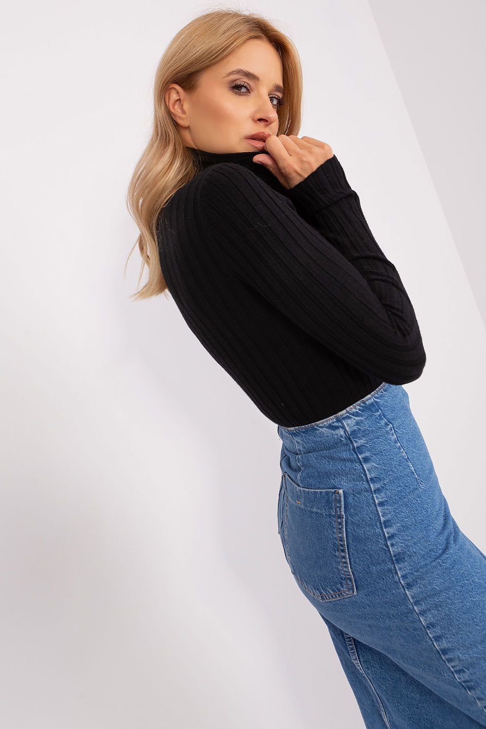 Classic Comfort Ribbed Turtleneck