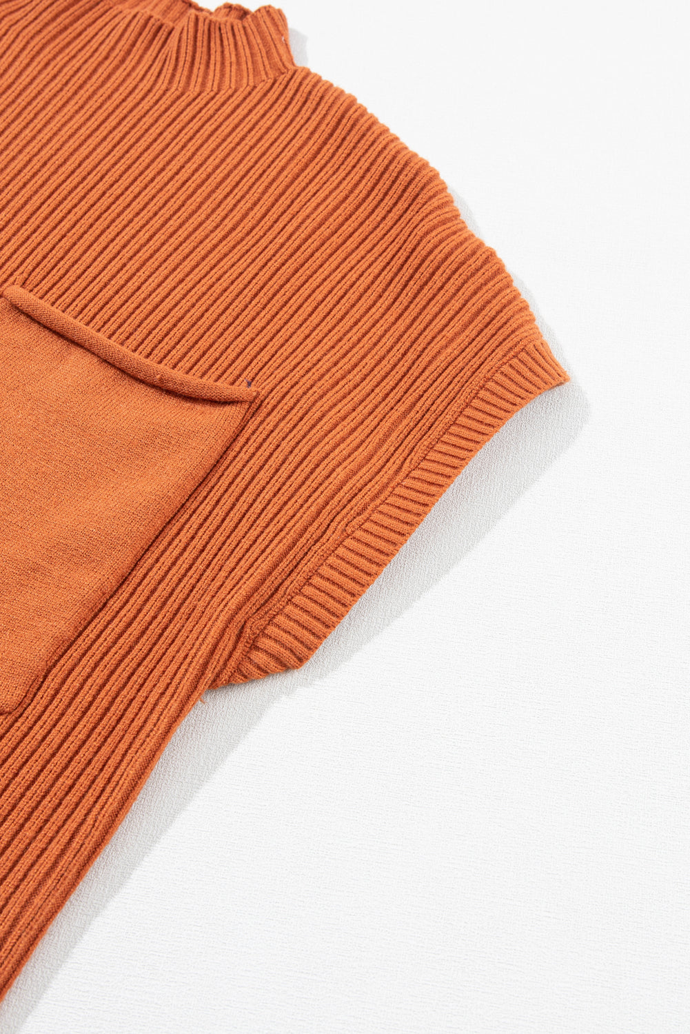 Cozy Breeze Ribbed Short-Sleeve Sweater