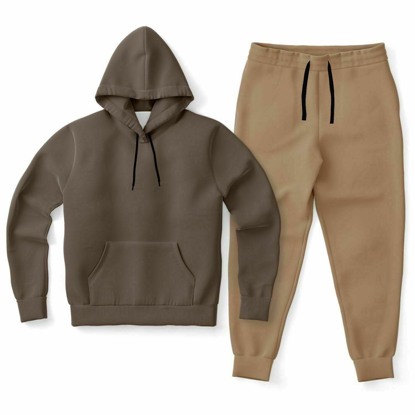Brown Combo Men's Hoodie and Joggers set - XS / XS - Sport Finesse