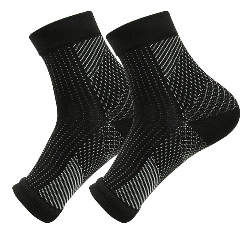 Men's Anti-Fatigue Compression Socks - Black / S/M - Sport Finesse