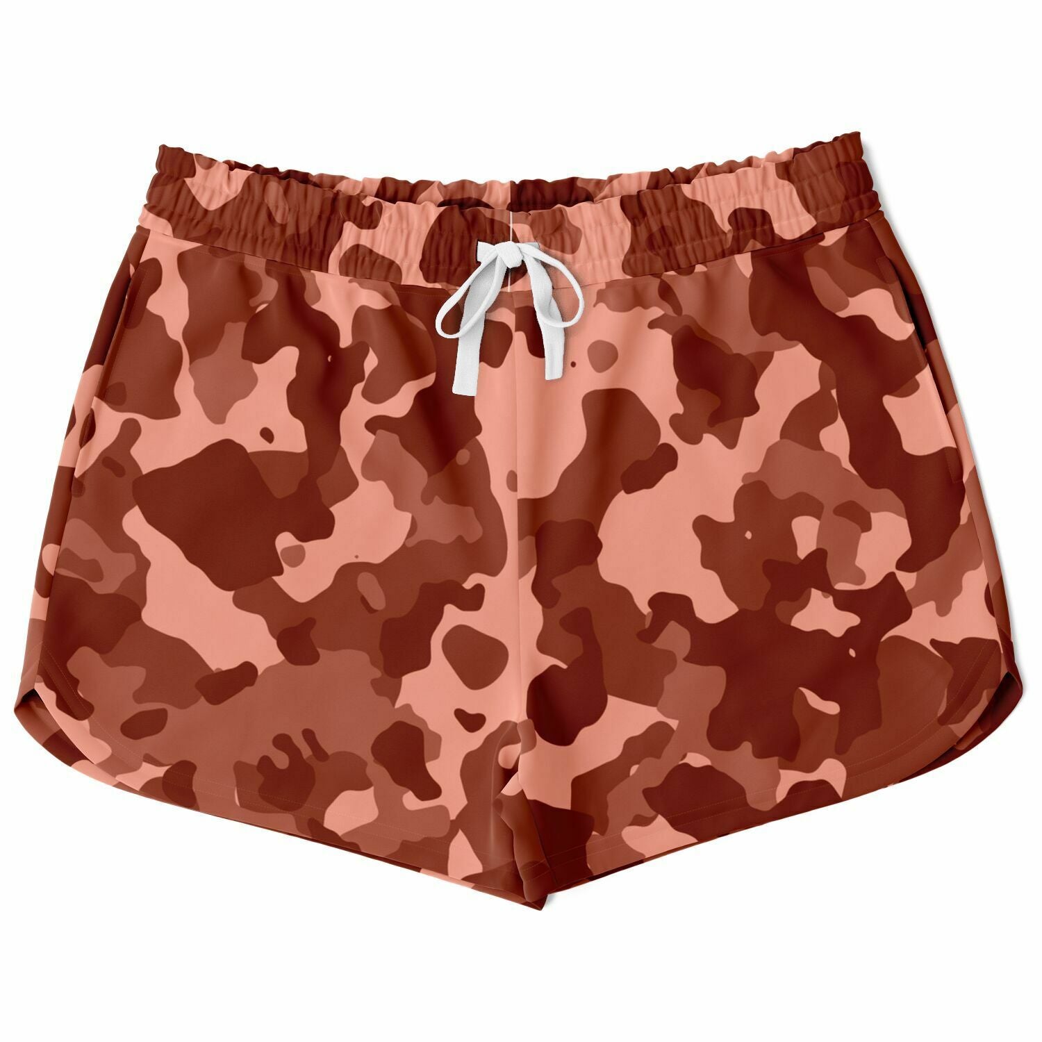 Camouflage Pattern Loose Shorts - Brown / XS - Sport Finesse