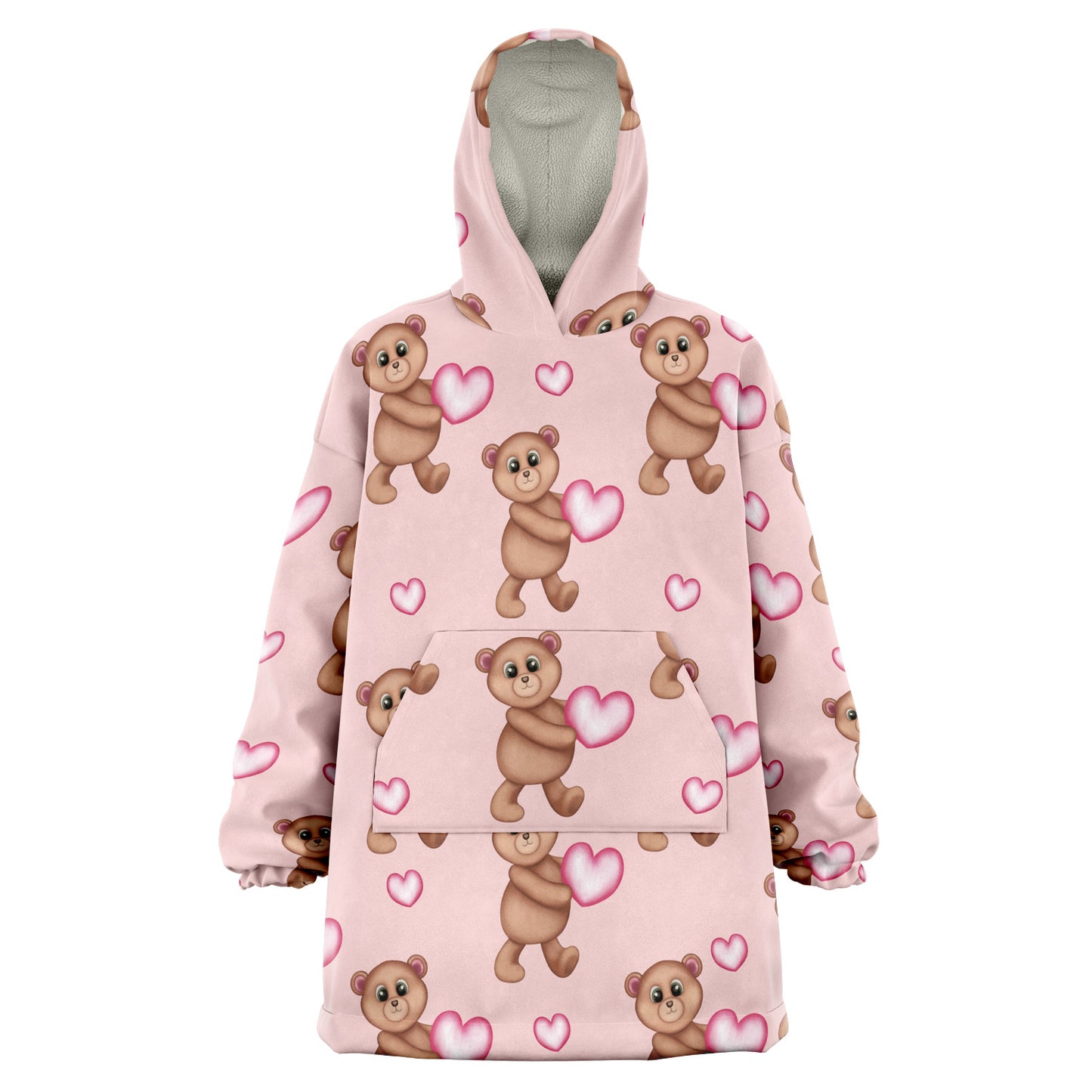 Love Bear Valentine Snug Hoodie - One size - Sport Finesse