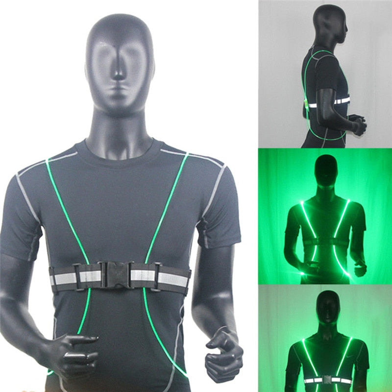 Reflective LED Flashing Vest - Sport Finesse