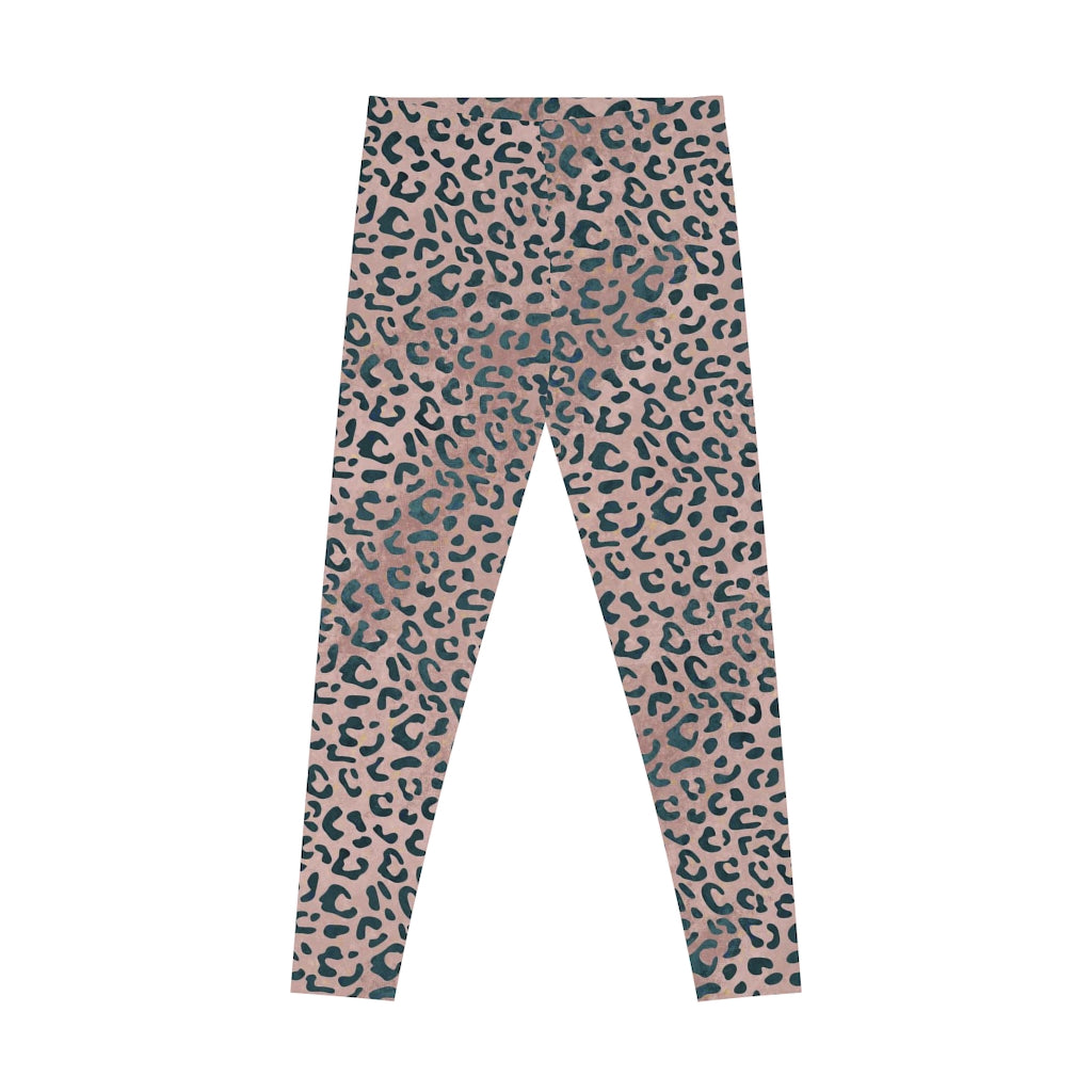 Mid Waist Leopard Camouflage Print Fitness Leggings - 2XL / Automatically matched to design color - Sport Finesse